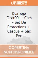 D'arpeje Ocar004 - Cars - Set De Protections + Casque + Sac Pvc gioco di D'arpeje