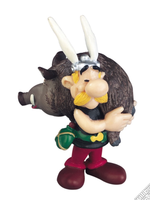 Asterix: Plastoy - Mini Figure Asterix Con Cinghiale Altezza 6,1 Cm gioco di Plastoy