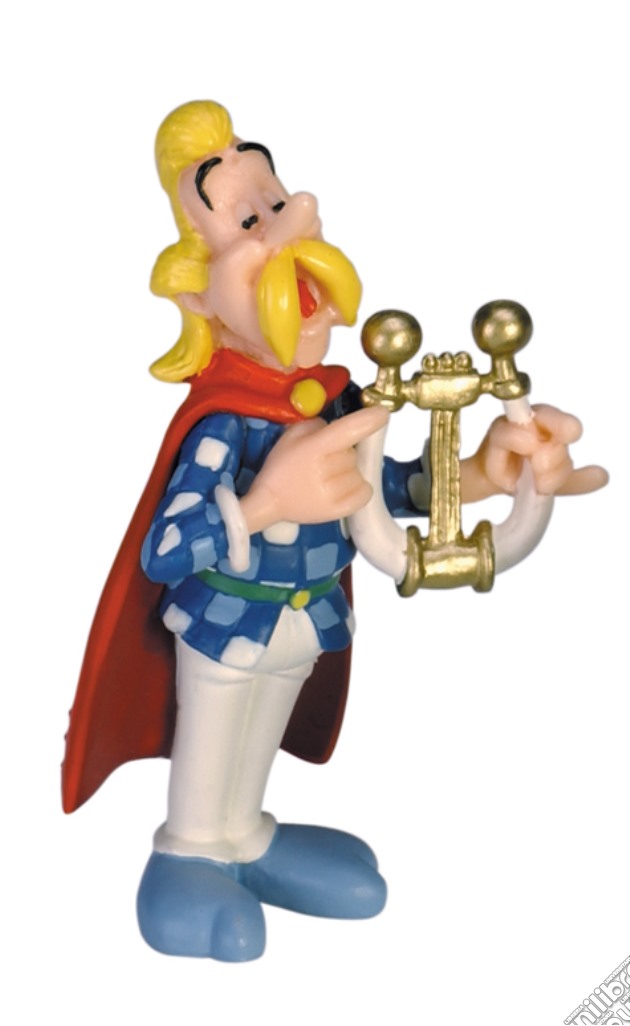 Asterix: Plastoy - Mini Figure Assurancetourix Suona La Lira Altezza 6,6 Cm gioco di Plastoy