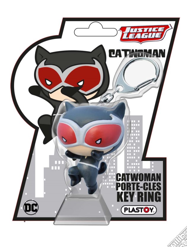 Dc Comics: Plastoy - Portachiavi Chibi Catwoman gioco
