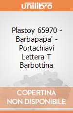 Plastoy 65970 - Barbapapa' - Portachiavi Lettera T Barbottina gioco di Plastoy
