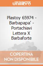 Plastoy 65974 - Barbapapa' - Portachiavi Lettera X Barbaforte gioco di Plastoy