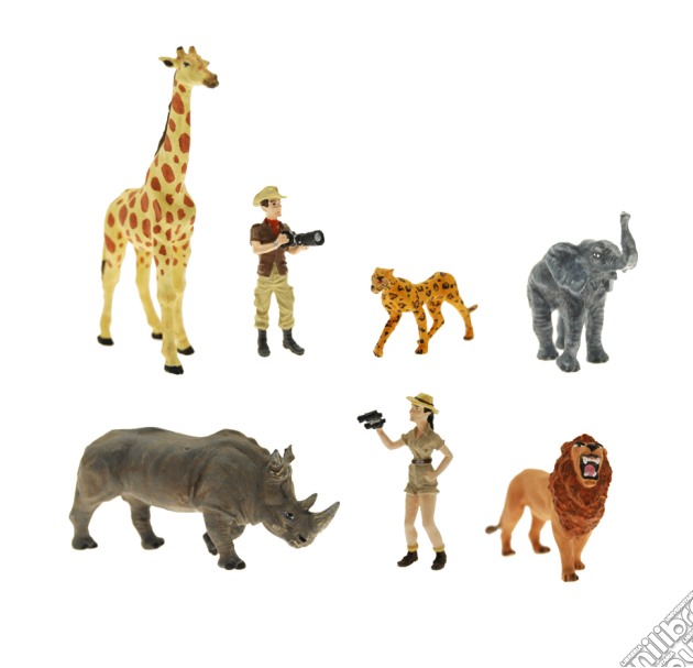 Tubo - Safari (7 Figure) gioco di Plastoy