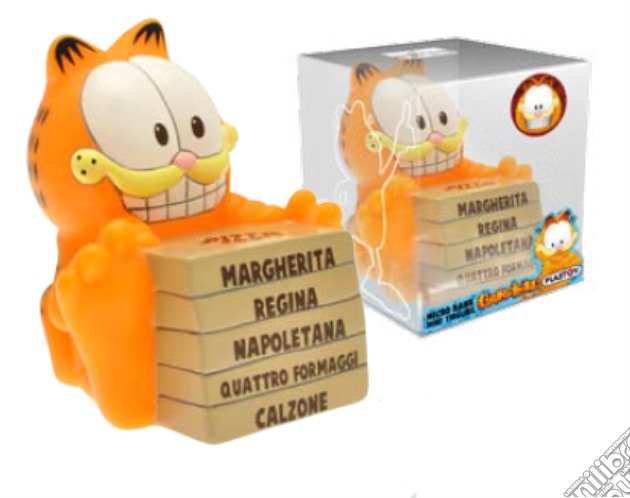Plastoy 80051 - Garfield - Mini Salvadanaio Garfield Con Pizza gioco