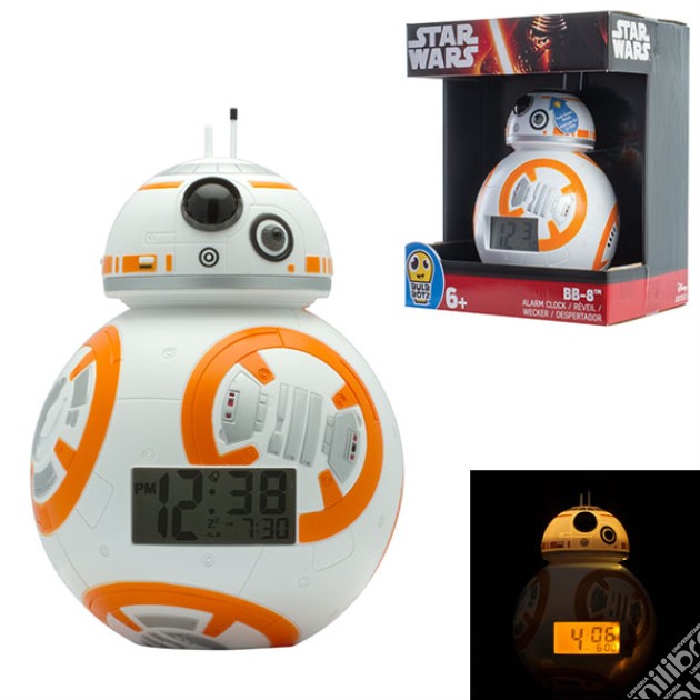 Sveglia Luminosa Star Wars-BB-8 19cm gioco di GAF