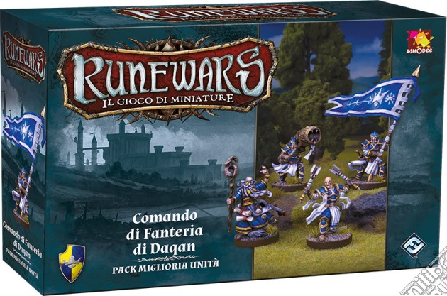 Asmodee: Runewars: Il Gioco Di Miniature - Comando Di Fanteria Di Daqan gioco di GTAV