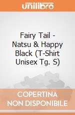 Fairy Tail - Natsu & Happy Black (T-Shirt Unisex Tg. S) gioco