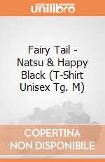 Fairy Tail - Natsu & Happy Black (T-Shirt Unisex Tg. M) gioco