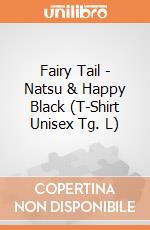 Fairy Tail - Natsu & Happy Black (T-Shirt Unisex Tg. L) gioco
