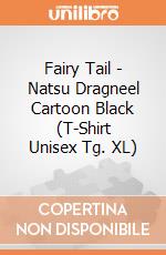 Fairy Tail - Natsu Dragneel Cartoon Black (T-Shirt Unisex Tg. XL) gioco