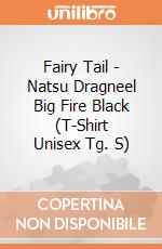 Fairy Tail - Natsu Dragneel Big Fire Black (T-Shirt Unisex Tg. S) gioco