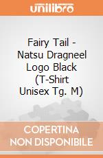 Fairy Tail - Natsu Dragneel Logo Black (T-Shirt Unisex Tg. M) gioco