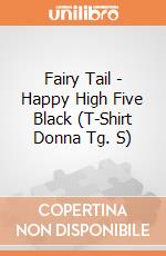 Fairy Tail - Happy High Five Black (T-Shirt Donna Tg. S) gioco