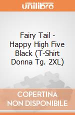 Fairy Tail - Happy High Five Black (T-Shirt Donna Tg. 2XL) gioco