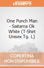 One Punch Man - Saitama Ok White (T-Shirt Unisex Tg. L) gioco