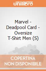 Marvel - Deadpool Card - Oversize T-Shirt Men (S) gioco