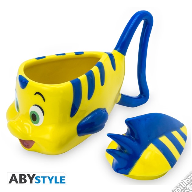 Disney: ABYstyle - Flounder The Little Mermaid (Mug 3D / Tazza) gioco di ABY Style