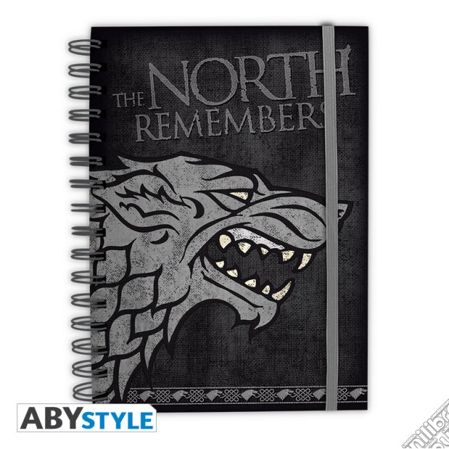 Game Of Thrones: ABYstyle - Stark (Quaderno) gioco di GAF