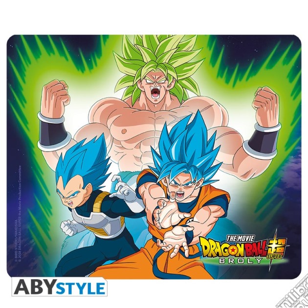 Dragon Ball Broly - Mousepad - Broly Vs Goku & Vegeta gioco di ABY Style