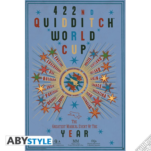 Harry Potter - Poster Quidditch World Cup (91.5X61) gioco di ABY Style