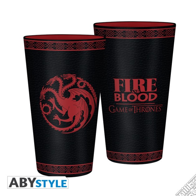 Game Of Thrones - Targaryen (Bicchiere 500Ml) gioco di ABY Style