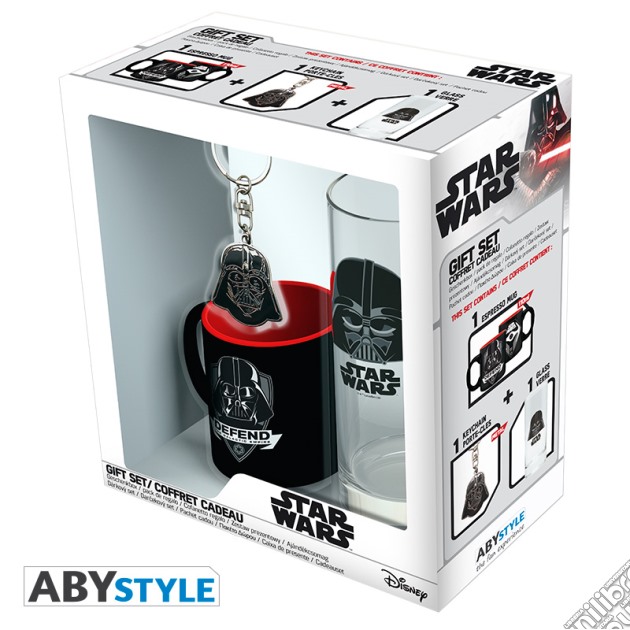 Star Wars - Darth Vader (Set Bicchiere+Portachiavi+Mini Tazza) gioco di ABY Style