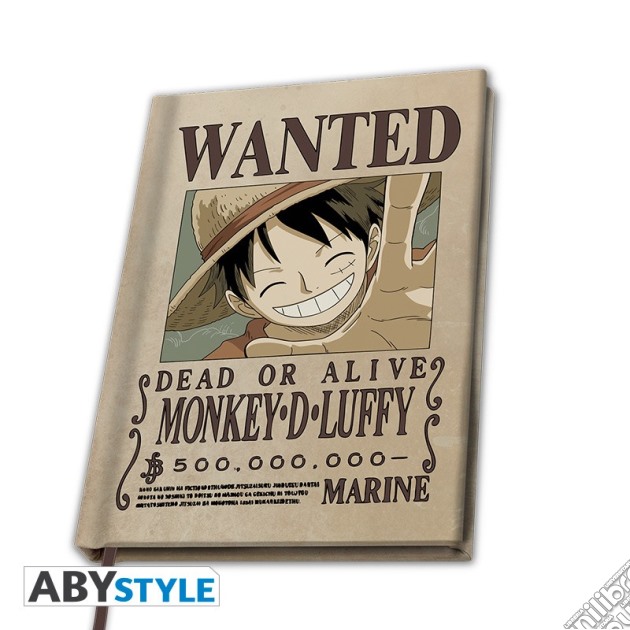 One Piece: ABYstyle - Wanted Luffy (Quaderno A5) gioco di ABY Style