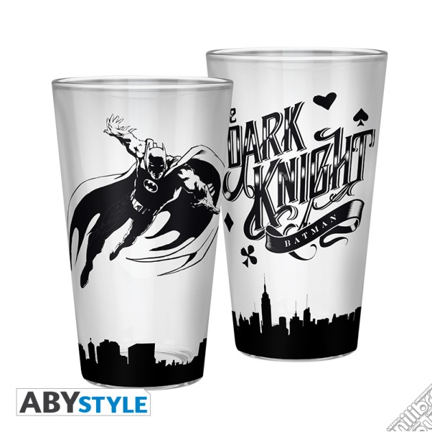 Dc Comics: ABYstyle - Batman Dark Knight (Large Glass 400ml / Bicchiere) gioco di ABY Style