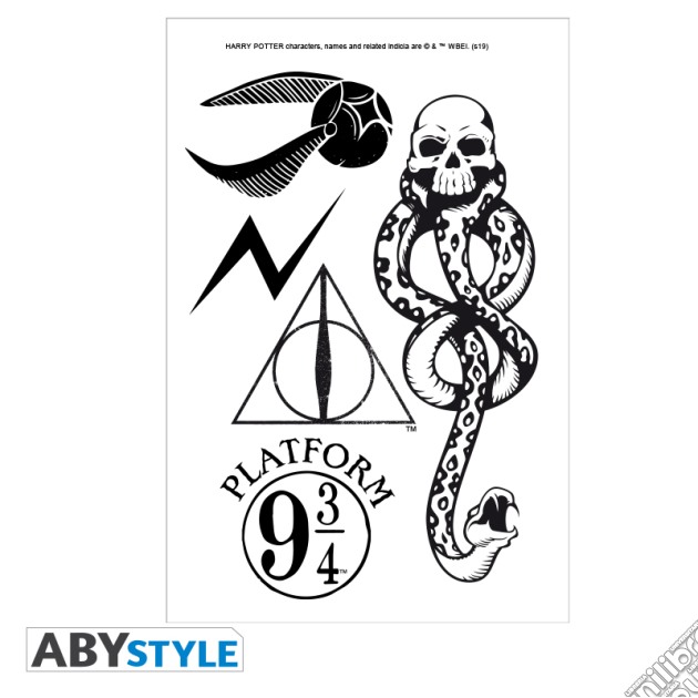 Harry Potter - Tattoos - 15X10Cm gioco di ABY Style