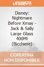 Disney: Nightmare Before Xmas - Jack & Sally Large Glass 400Ml (Bicchiere) gioco