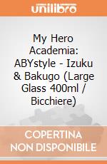My Hero Academia: ABYstyle - Izuku & Bakugo (Large Glass 400ml / Bicchiere) giochi