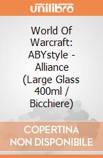 World Of Warcraft: ABYstyle - Alliance (Large Glass 400ml / Bicchiere) giochi