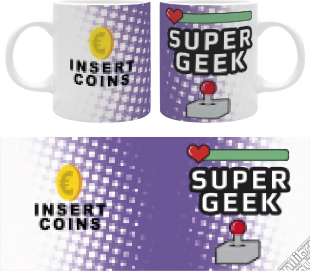 Retro Gaming: Happy Mix - Super Geek Mug 320Ml (Tazza) gioco