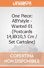 One Piece: ABYstyle - Wanted 01 (Postcards 14,8X10,5 Cm / Set Cartoline) gioco