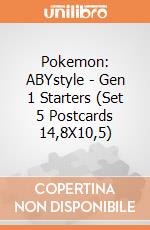 Pokemon: ABYstyle - Gen 1 Starters (Set 5 Postcards 14,8X10,5) giochi