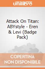 Attack On Titan: ABYstyle - Eren & Levi (Badge Pack) giochi