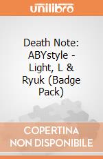 Death Note: ABYstyle - Light, L & Ryuk (Badge Pack) giochi