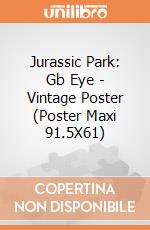Jurassic Park: Gb Eye - Vintage Poster (Poster Maxi 91.5X61) giochi