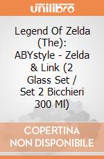 Legend Of Zelda (The): ABYstyle - Zelda & Link (2 Glass Set / Set 2 Bicchieri 300 Ml) giochi