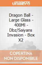 Dragon Ball - Large Glass - 400Ml - Dbz/Saiyans Invasion - Box X2 giochi