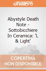 Abystyle Death Note - Sottobicchiere In Ceramica: 'L & Light' giochi
