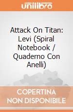 Attack On Titan: Levi (Spiral Notebook / Quaderno Con Anelli) giochi