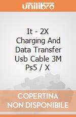 It - 2X Charging And Data Transfer Usb Cable 3M Ps5 / X gioco