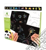 Faujas: CRE44021 - Pochette Pm Scratch Art Pochoirs giochi