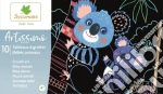 Faujas: CREA010 - Artissimo - Scratch Art - Bebes Animaux giochi