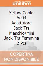 Yellow Cable: Ad04 Adattatore Jack Trs Maschio/Mini Jack Trs Femmina 2 Pcs giochi
