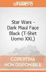 Star Wars - Dark Maul Face Black (T-Shirt Uomo XXL) gioco di TimeCity