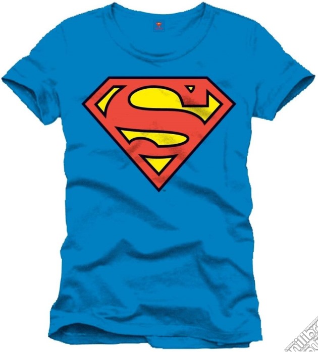 Superman - Classic Logo Blue Men (T-Shirt Uomo S) gioco di TimeCity