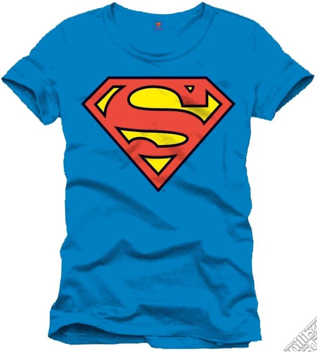 Superman - Classic Logo Blue (T-Shirt Unisex Tg. L) gioco di TimeCity