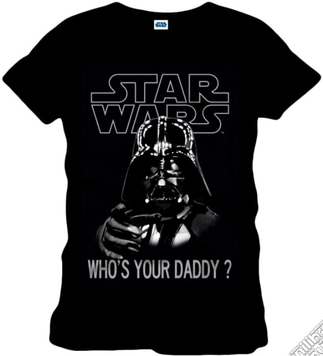 Star Wars - Who's Your Daddy Men Black (T-Shirt Uomo XL) gioco di TimeCity